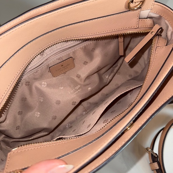 Kate Spade Laurel Way Reece Satchel in Dusty Peony - Picture 9 of 13